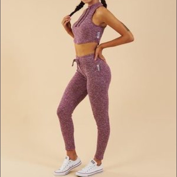 Nwt Gymshark Lounge Pants Purple 